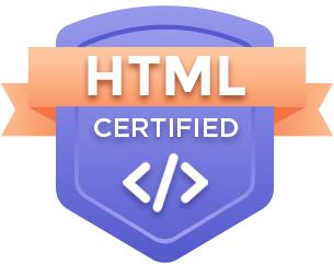 HTML certification